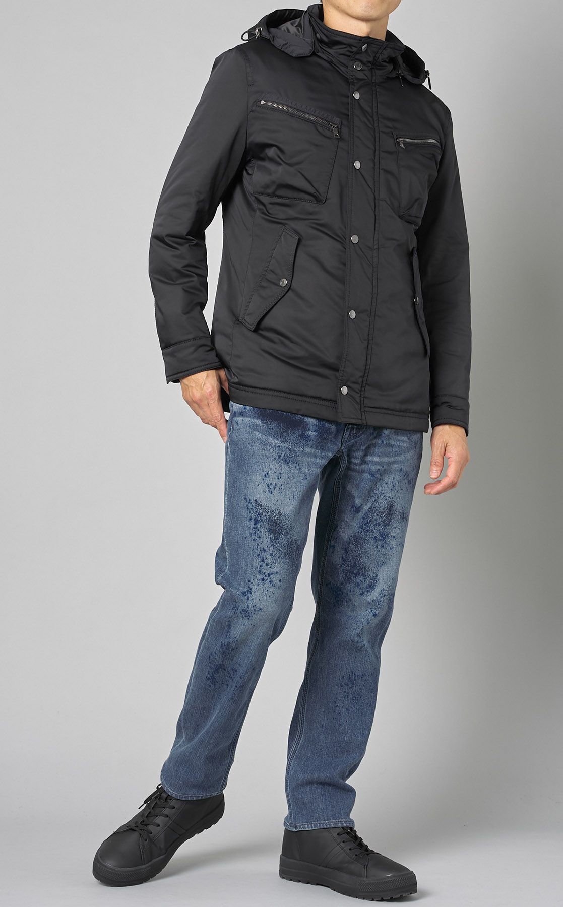 LGB 16AW ST103 B2D ブリーチ タイダイ デニム サイズ30 定価31320 EPOCA UOMO｜タイダイブリーチデニム