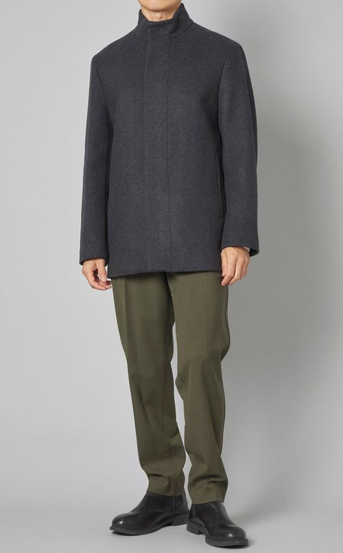 ダブルフェイスショートコート