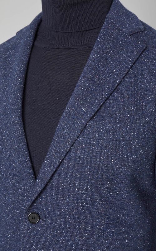 ツイードジャージージャケット