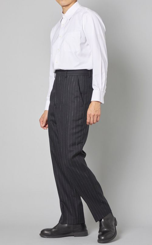 ストライプセンタープレスパンツ