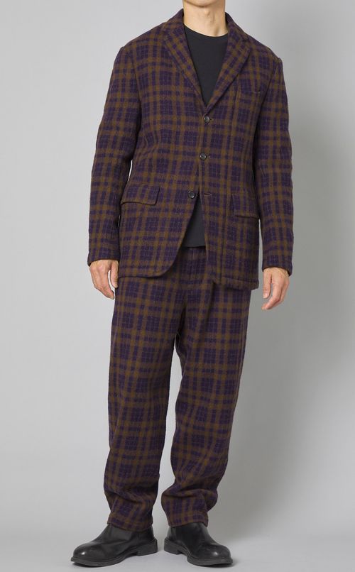 フリングウールチェックジャケット