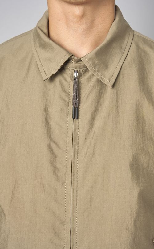 コットンナイロンリバーシブルブルゾン