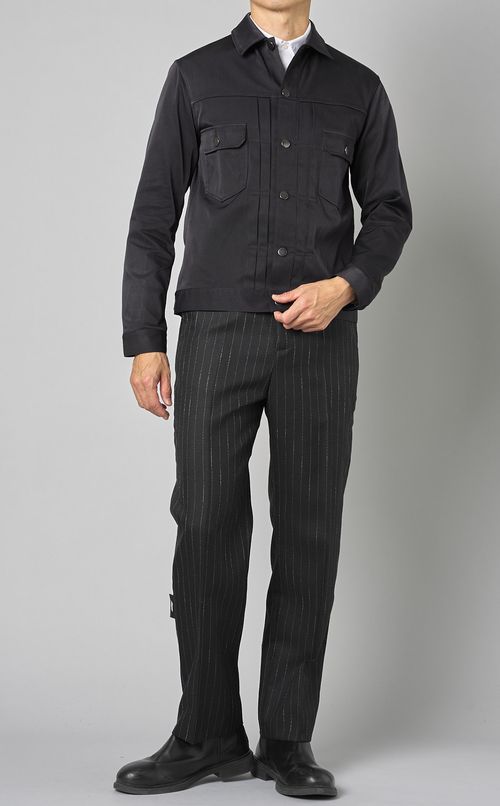 ストライプセンタープレスパンツ