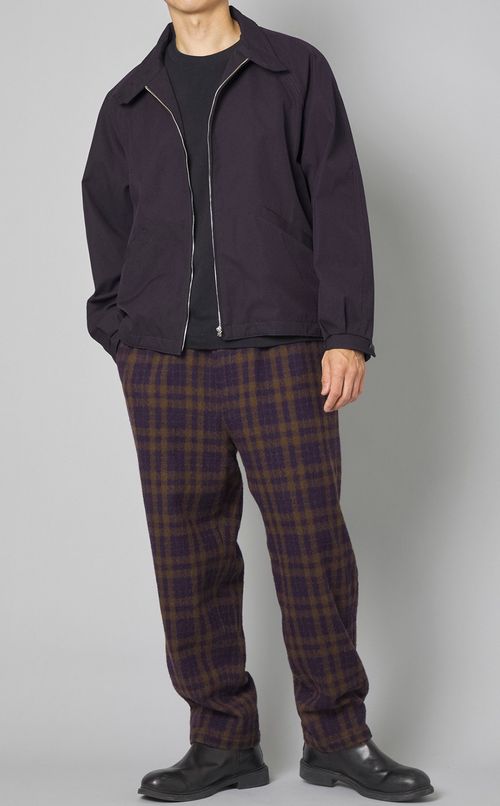 フリングウールチェックパンツ