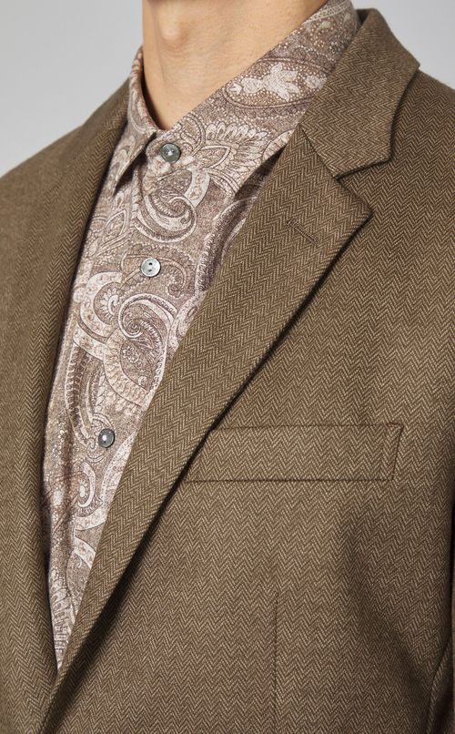 ヘリンボンジャケット