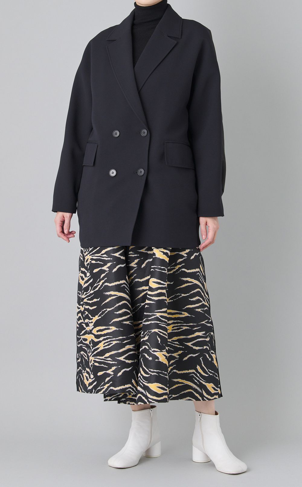 タフタコンビジャケットブルゾン