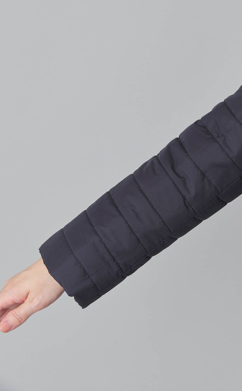 ペプラムキルトショートブルゾン