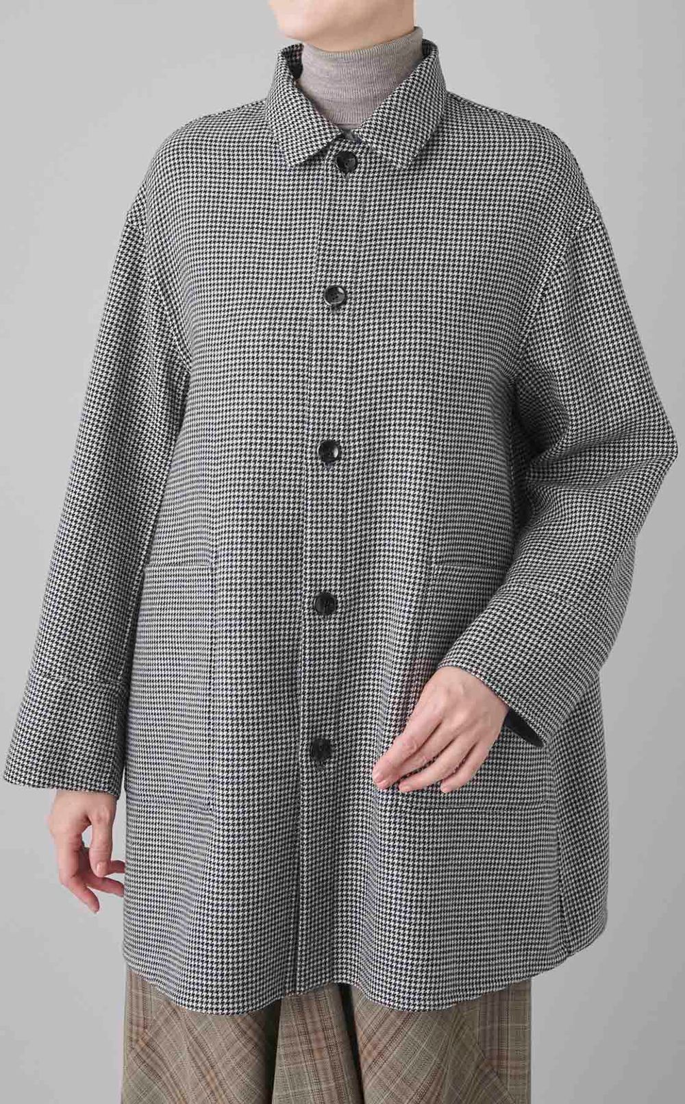 リバーシブルテントラインコート