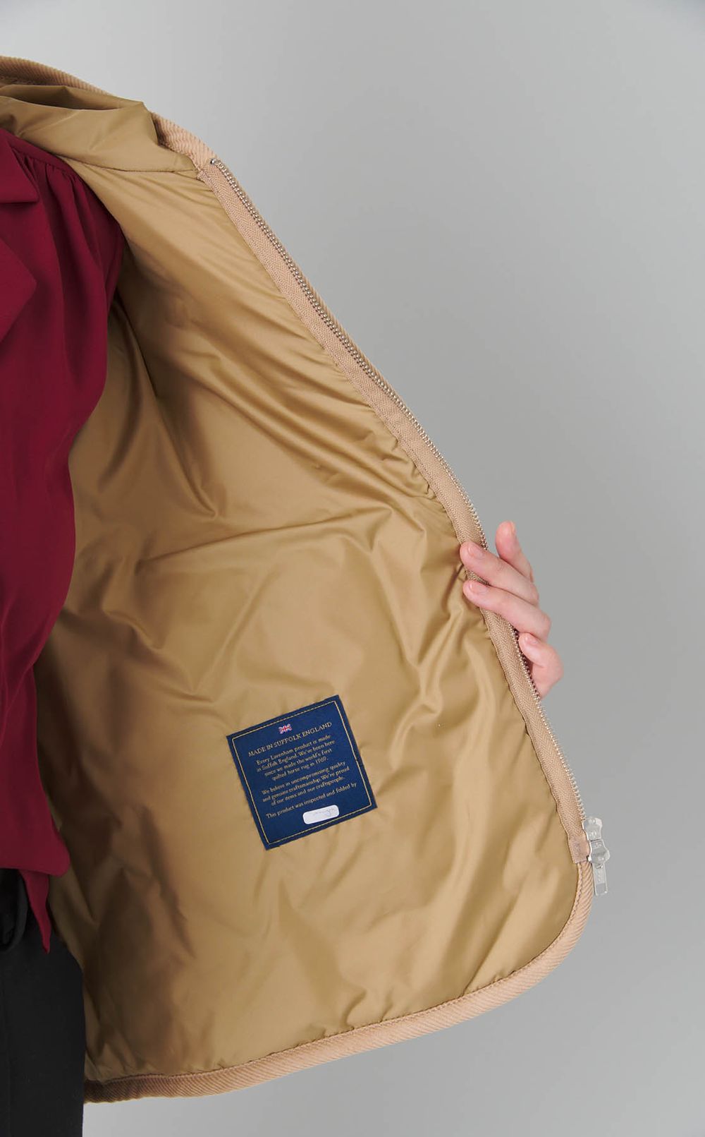 ビッグキルティングフーディジャケット