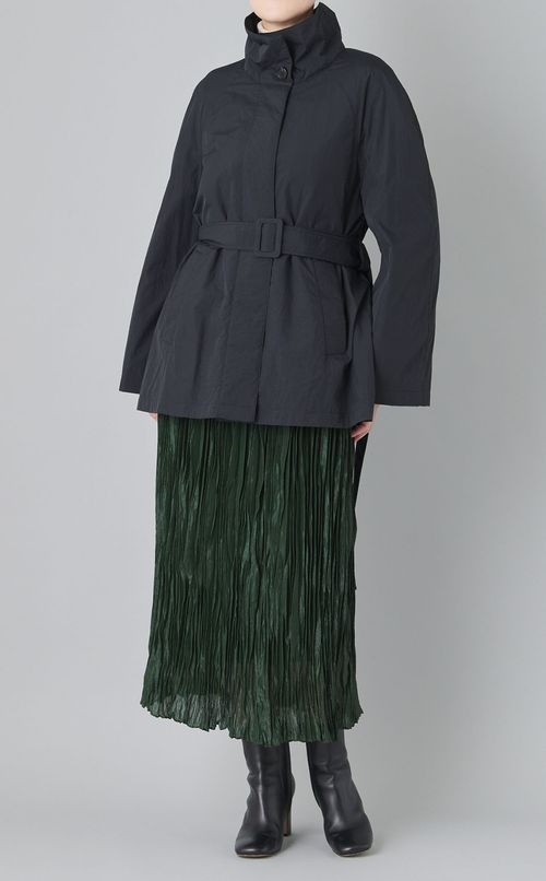 ベルテッドスタンドカラーブルゾン