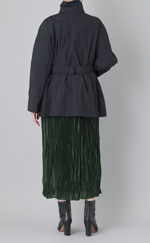 ベルテッドスタンドカラーブルゾン