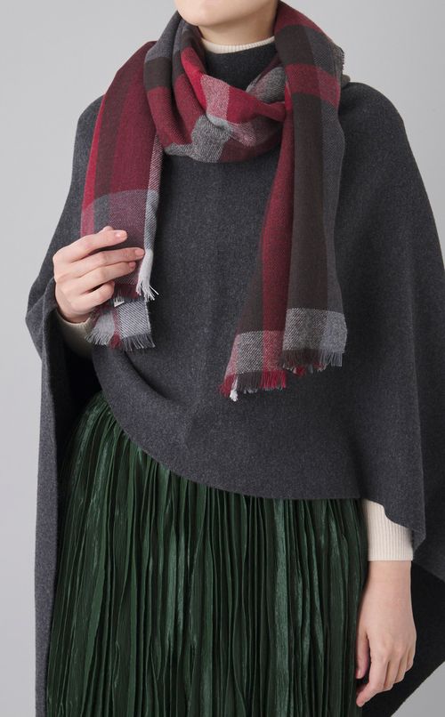 カシミヤ大判スカーフ