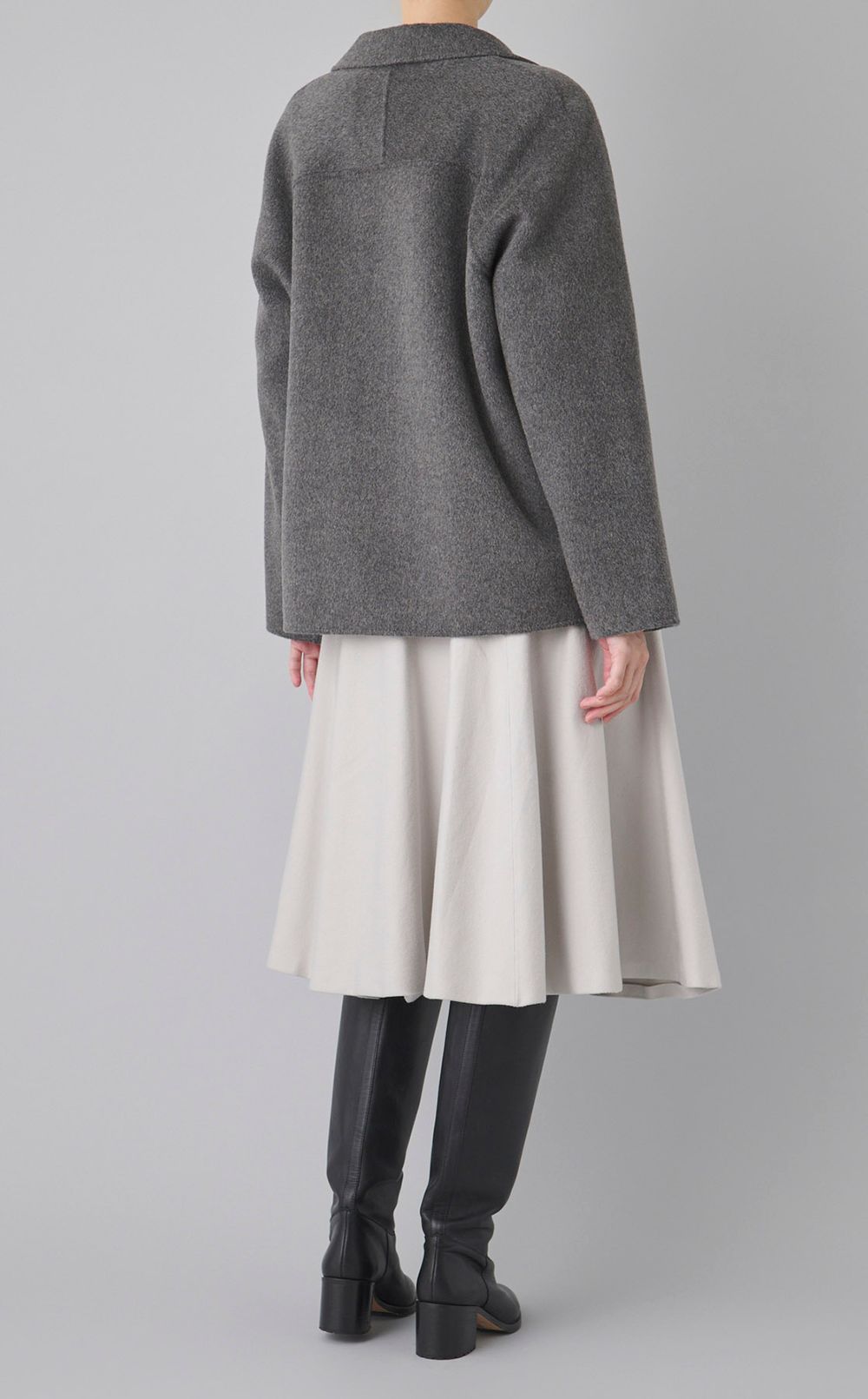 ダブルフェイスリバーショートコート