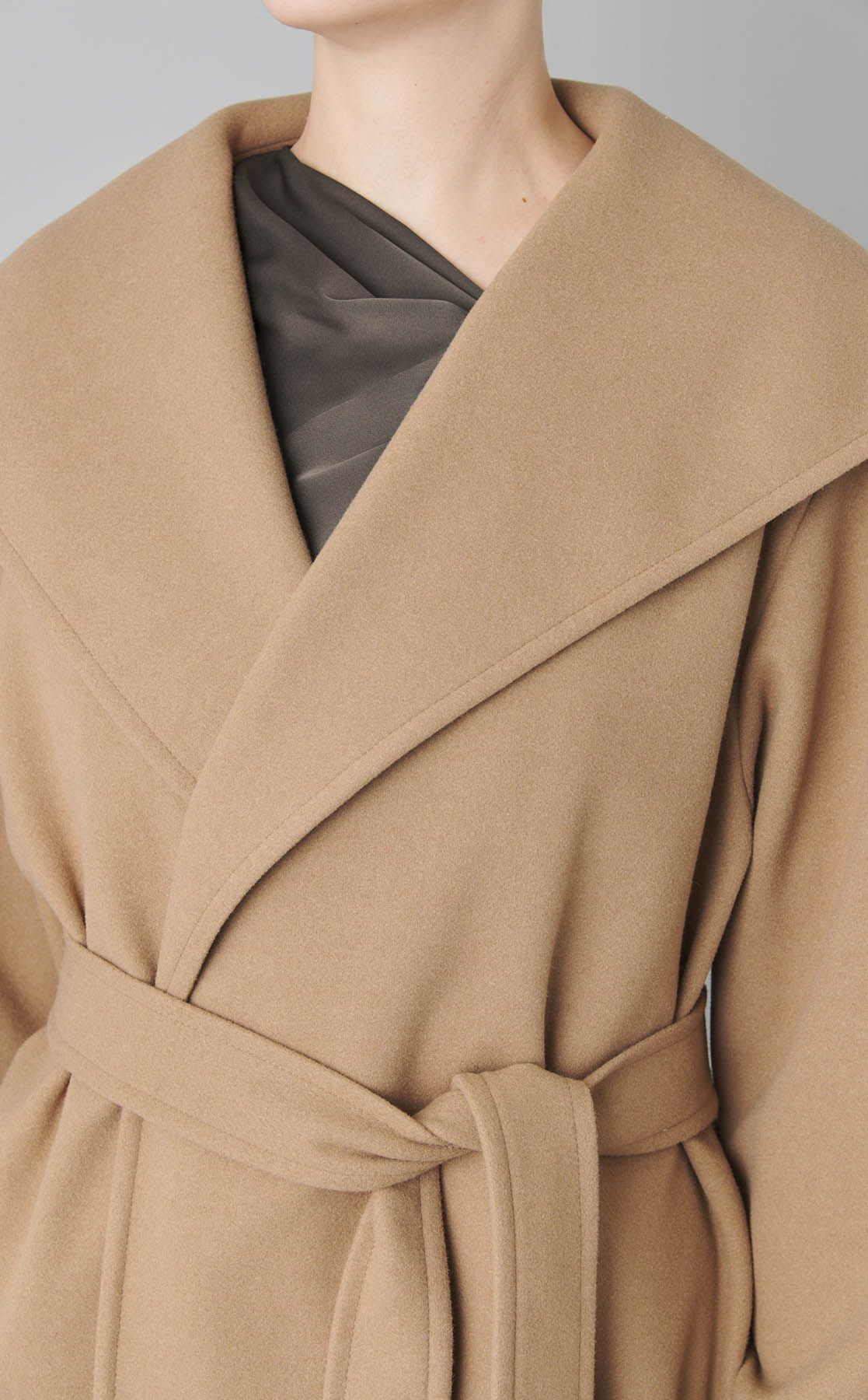 Na.e ショール カラー ショートコート（キャメル） na.e ナエ ショールカラーショートコート - メルカリ