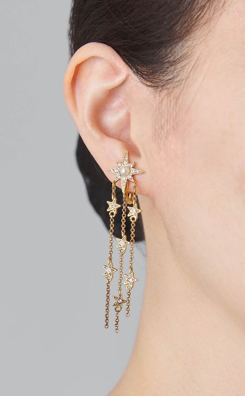 スターフリンジイヤリング