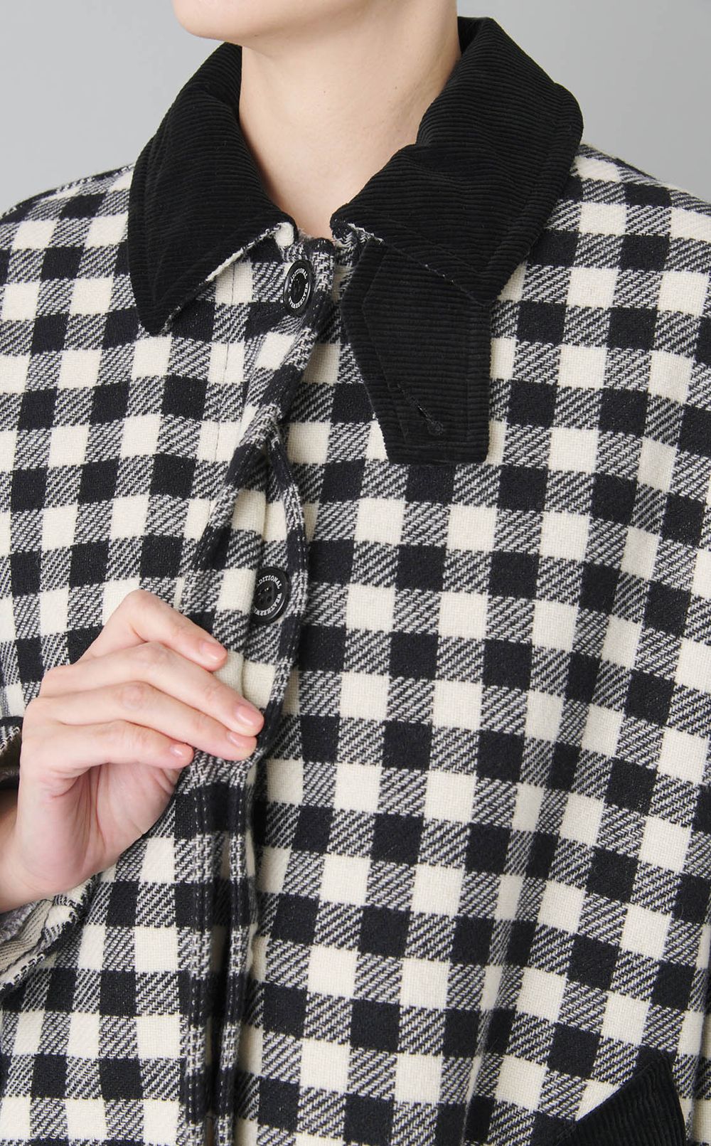 MALTON HTチェックロングコート