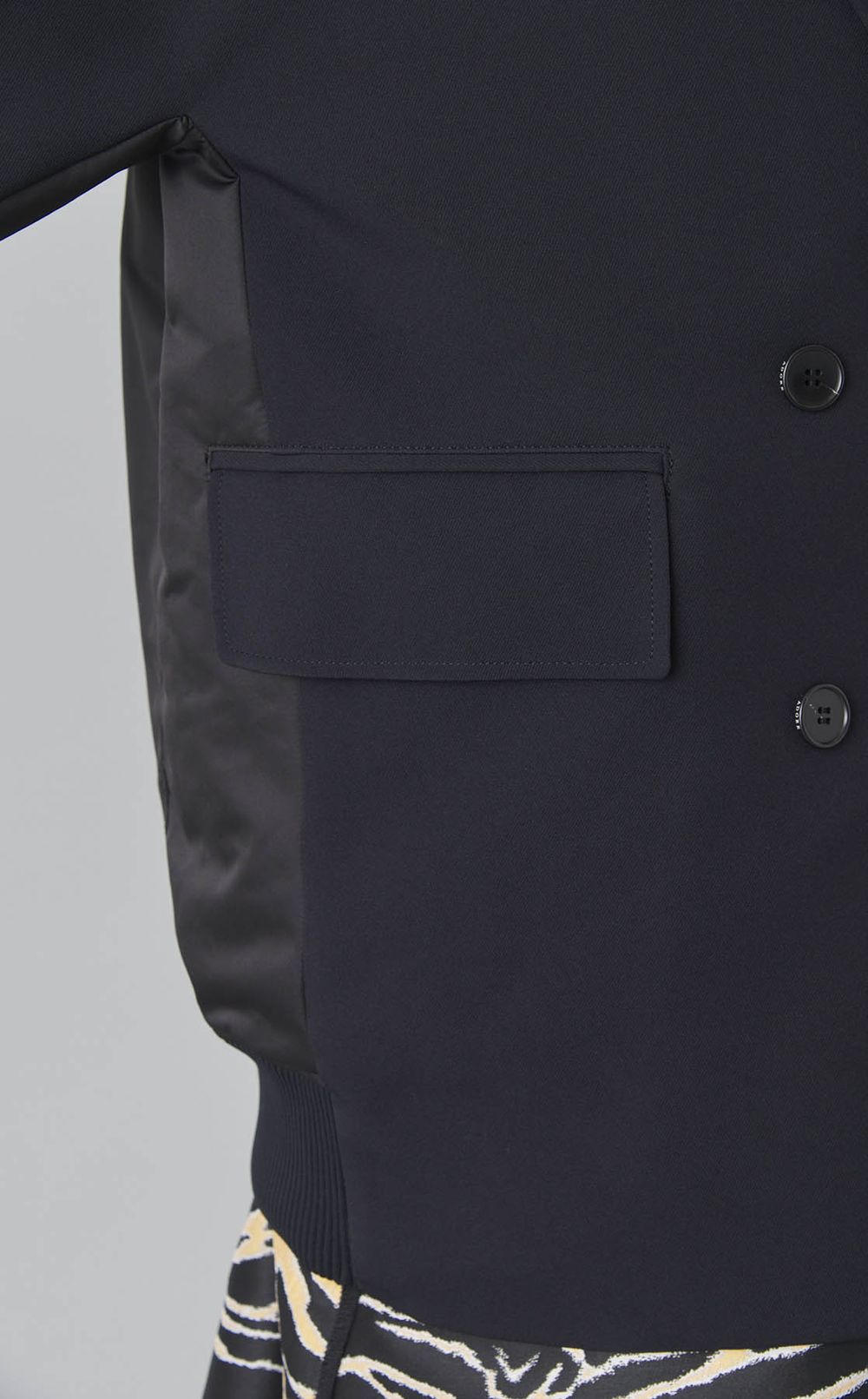 タフタコンビジャケットブルゾン