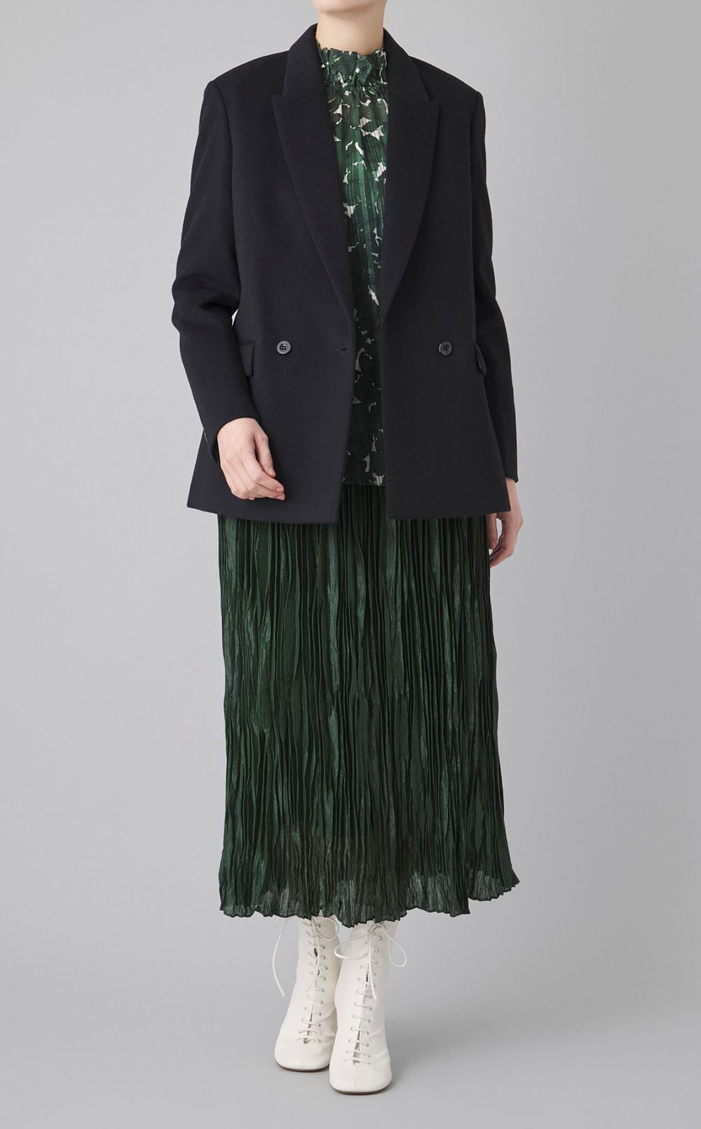 グロスプリーツスカート