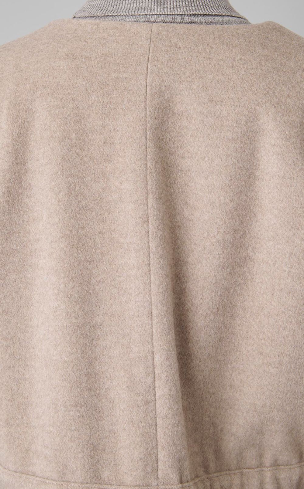 ウール混2wayショートコート