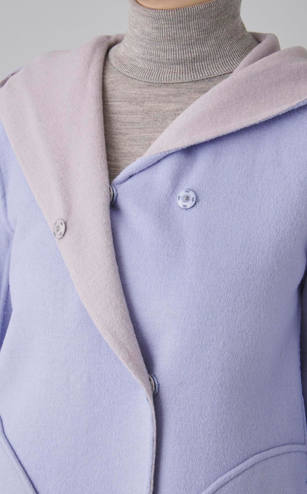 リバーシブルフーディコート