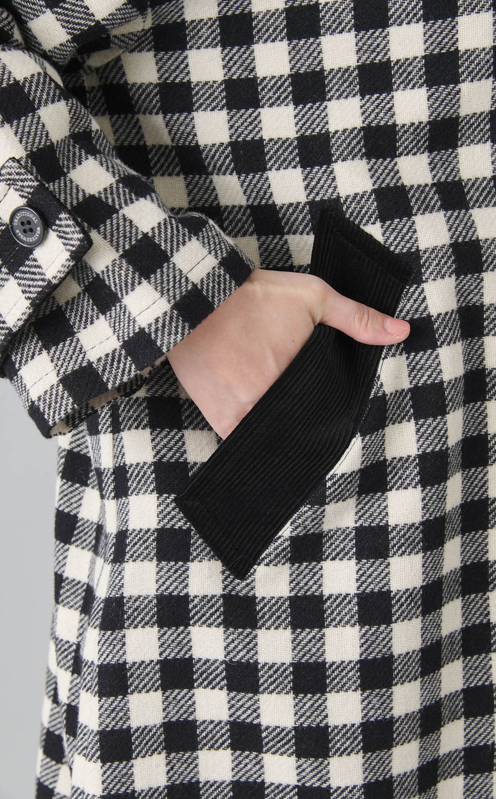 MALTON HTチェックロングコート