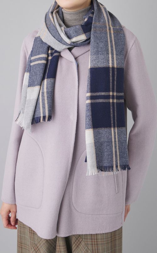 カシミヤ大判スカーフ