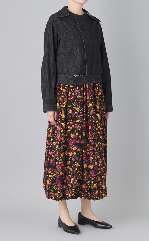 フラワープリン卜バルーンスカー卜