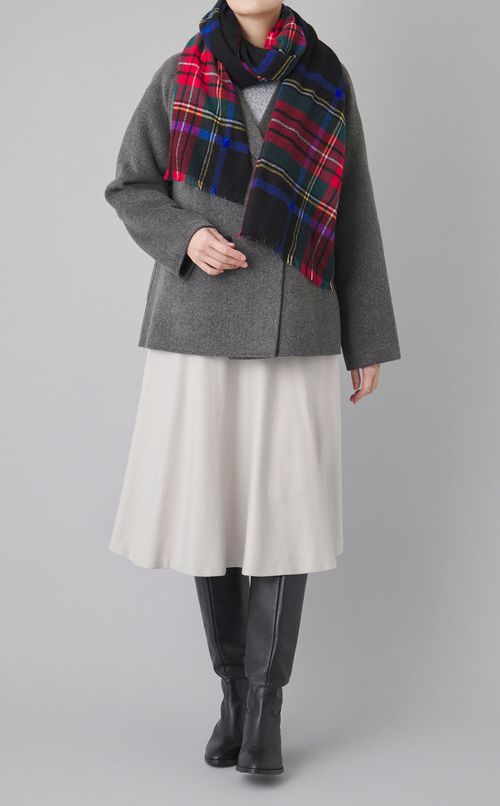 カシミヤ大判スカーフ