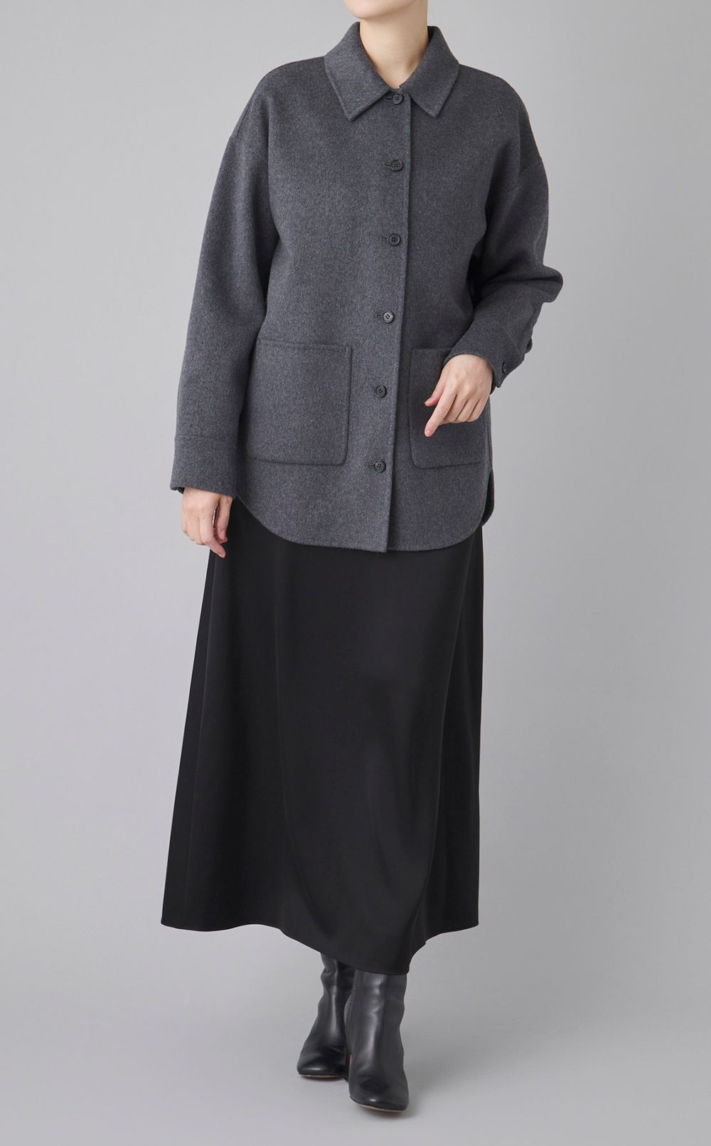 オーバーサイズシャツジャケット