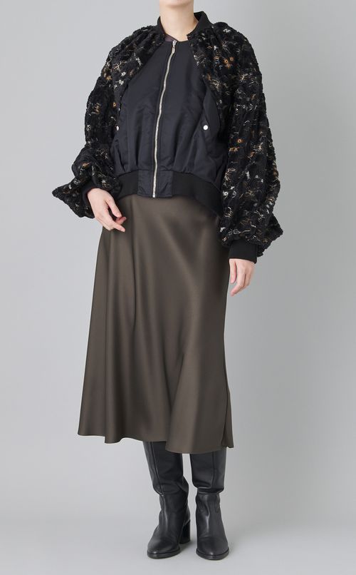 エンブロイダリーミリタリーブルゾン