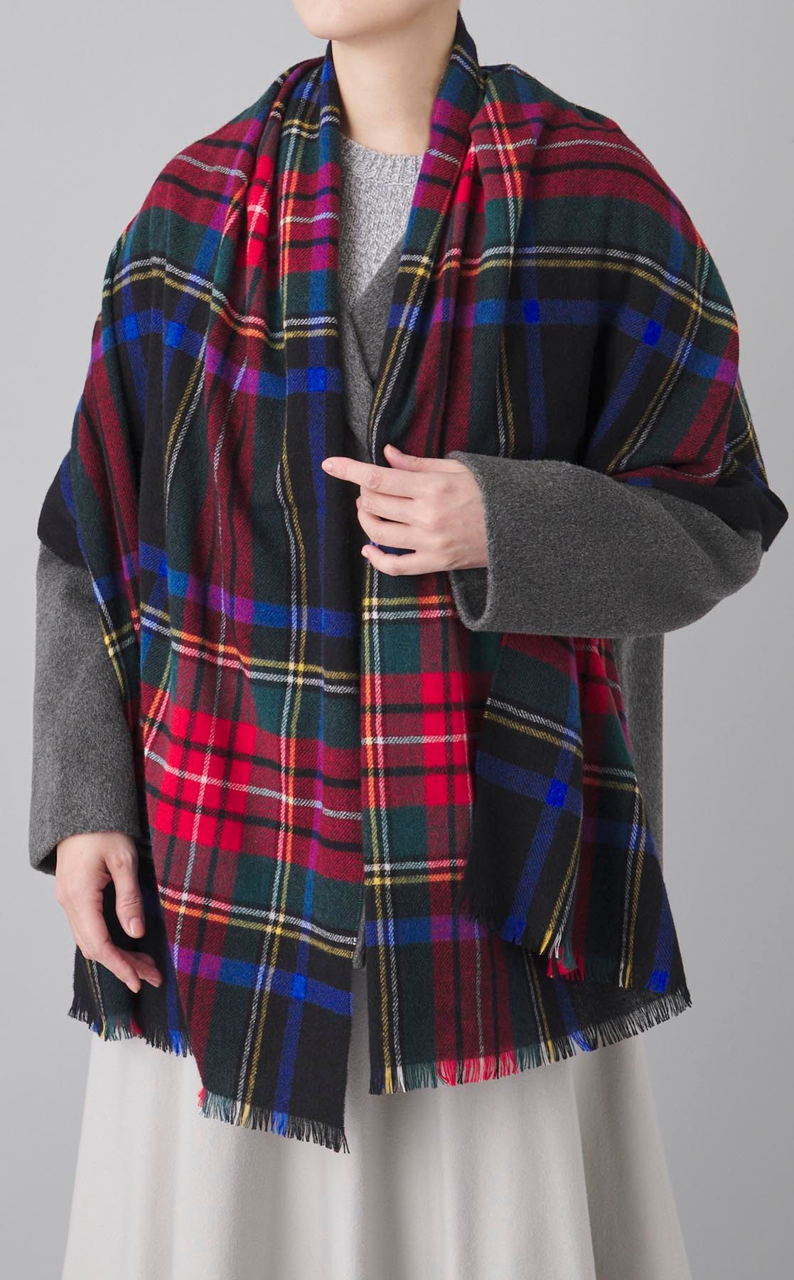 Johnstons of Elgin｜カシミヤ大判スカーフ