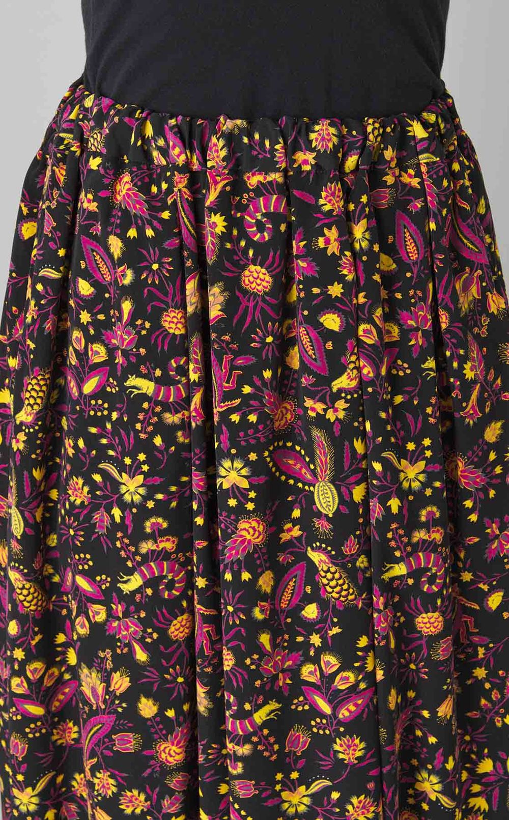 フラワープリン卜バルーンスカー卜