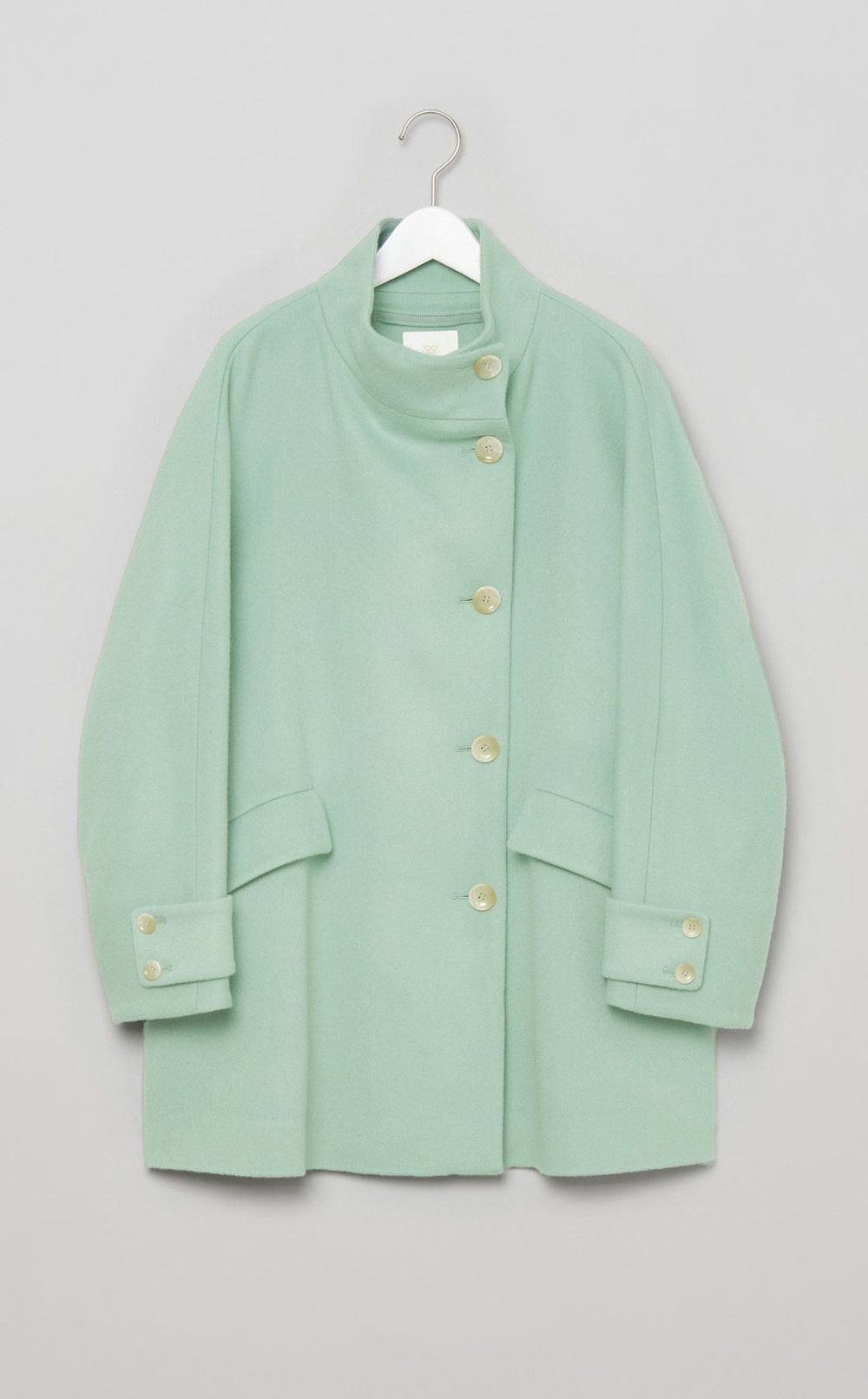 セミダブルスタンドカラーコート