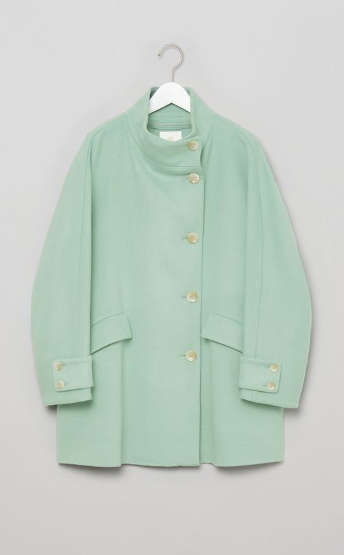 セミダブルスタンドカラーコート