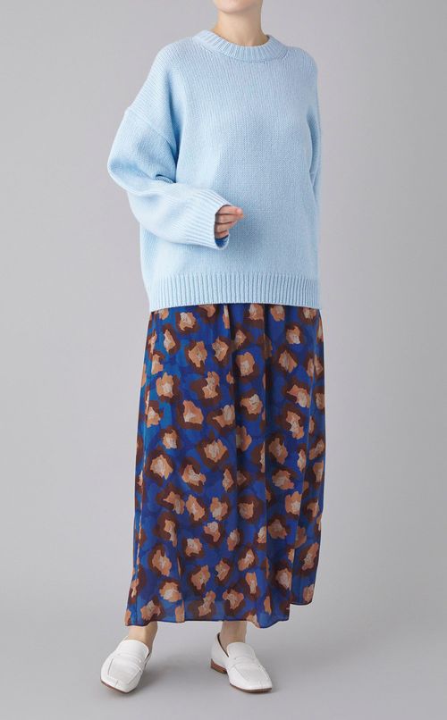 ウールオーバーサイズニットプルオーバー