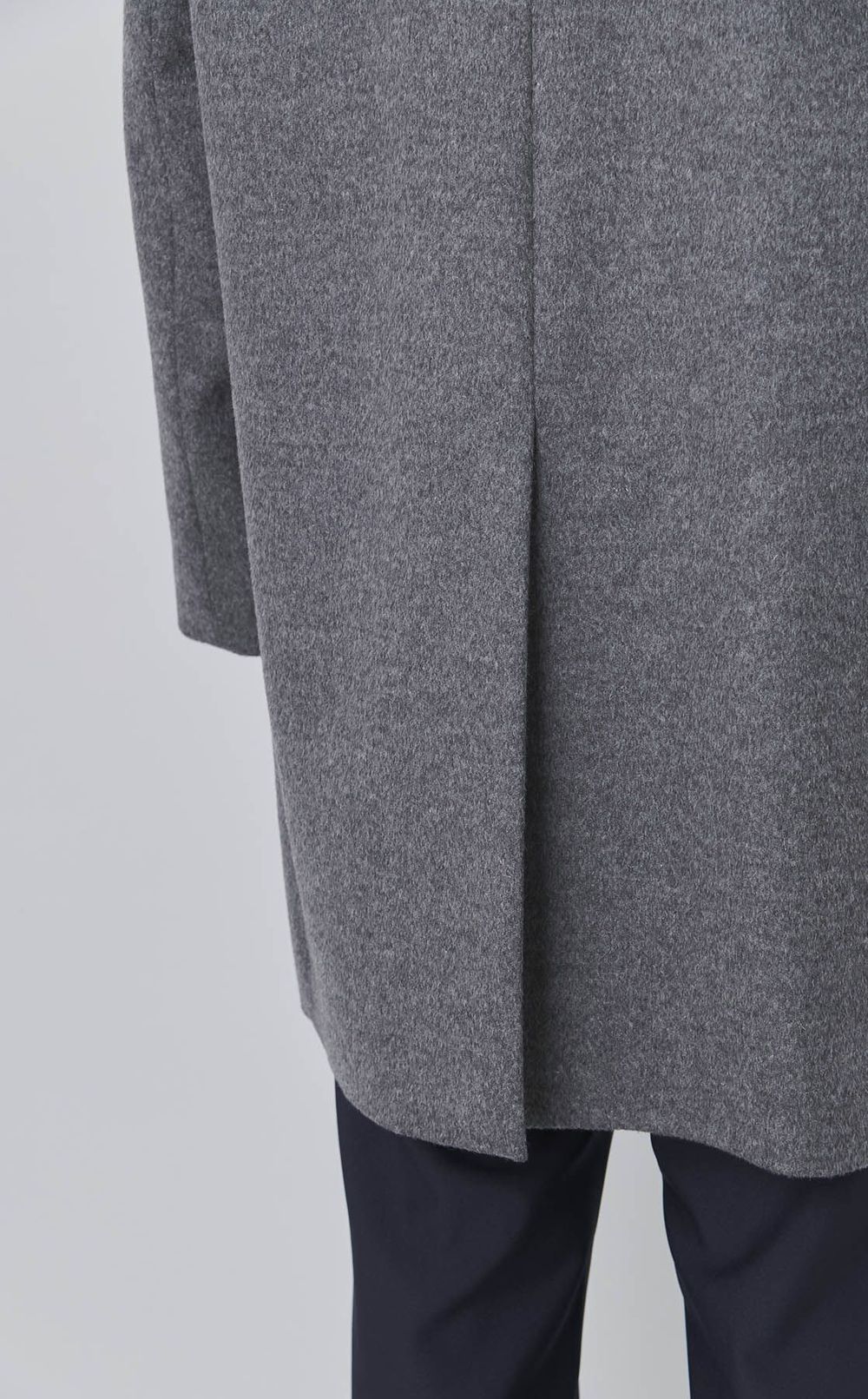 スタンドカラーショートビーバーカラーコート