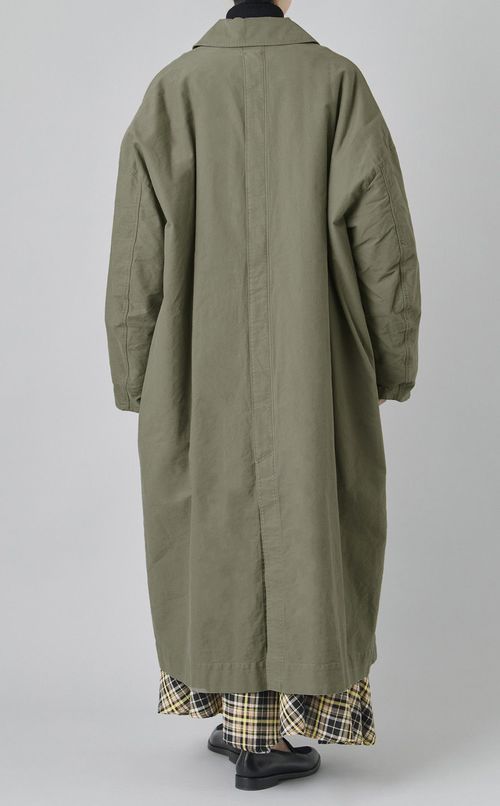 ロングステンカラーコート