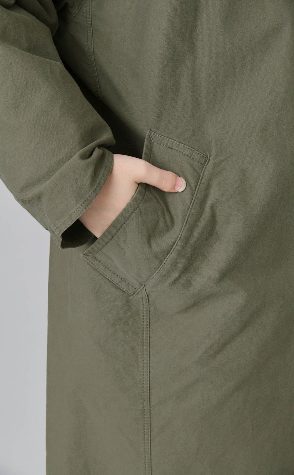 ロングステンカラーコート