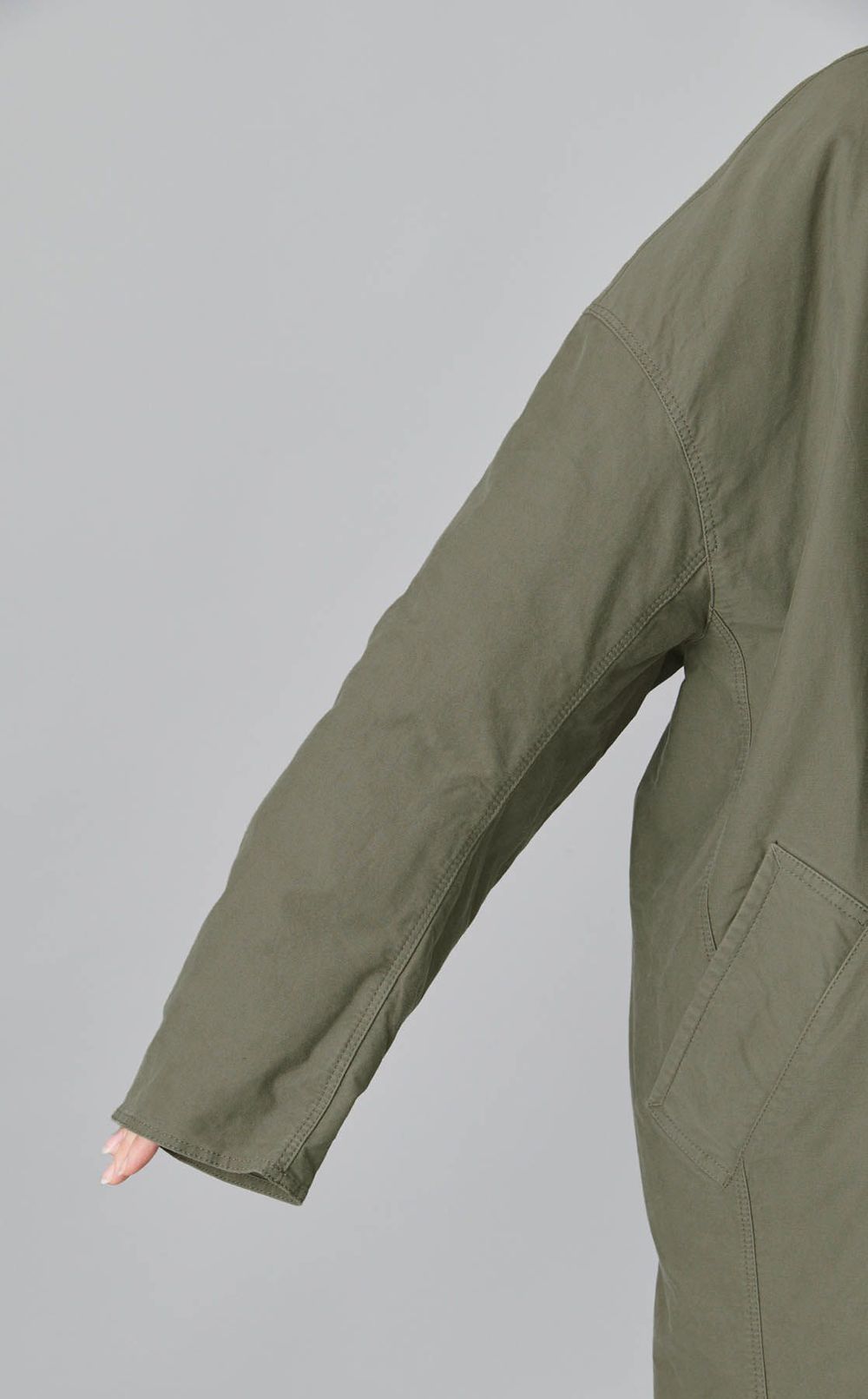 ロングステンカラーコート