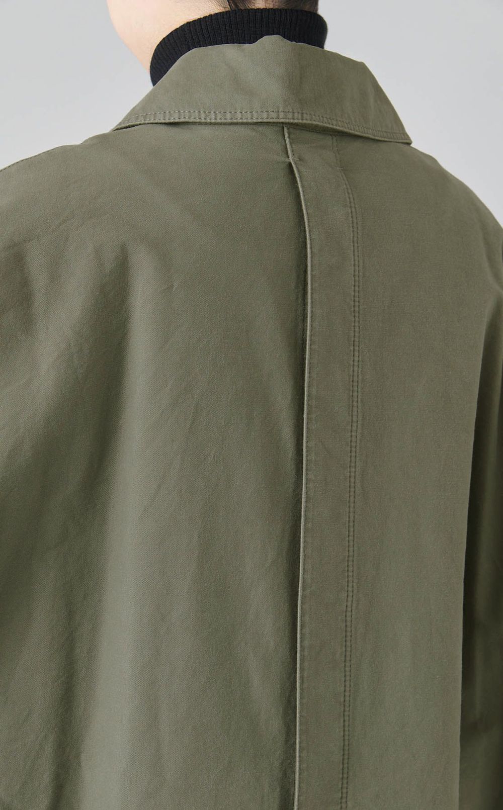 ロングステンカラーコート