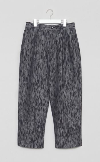 ジャカードワイドワークトラウザー