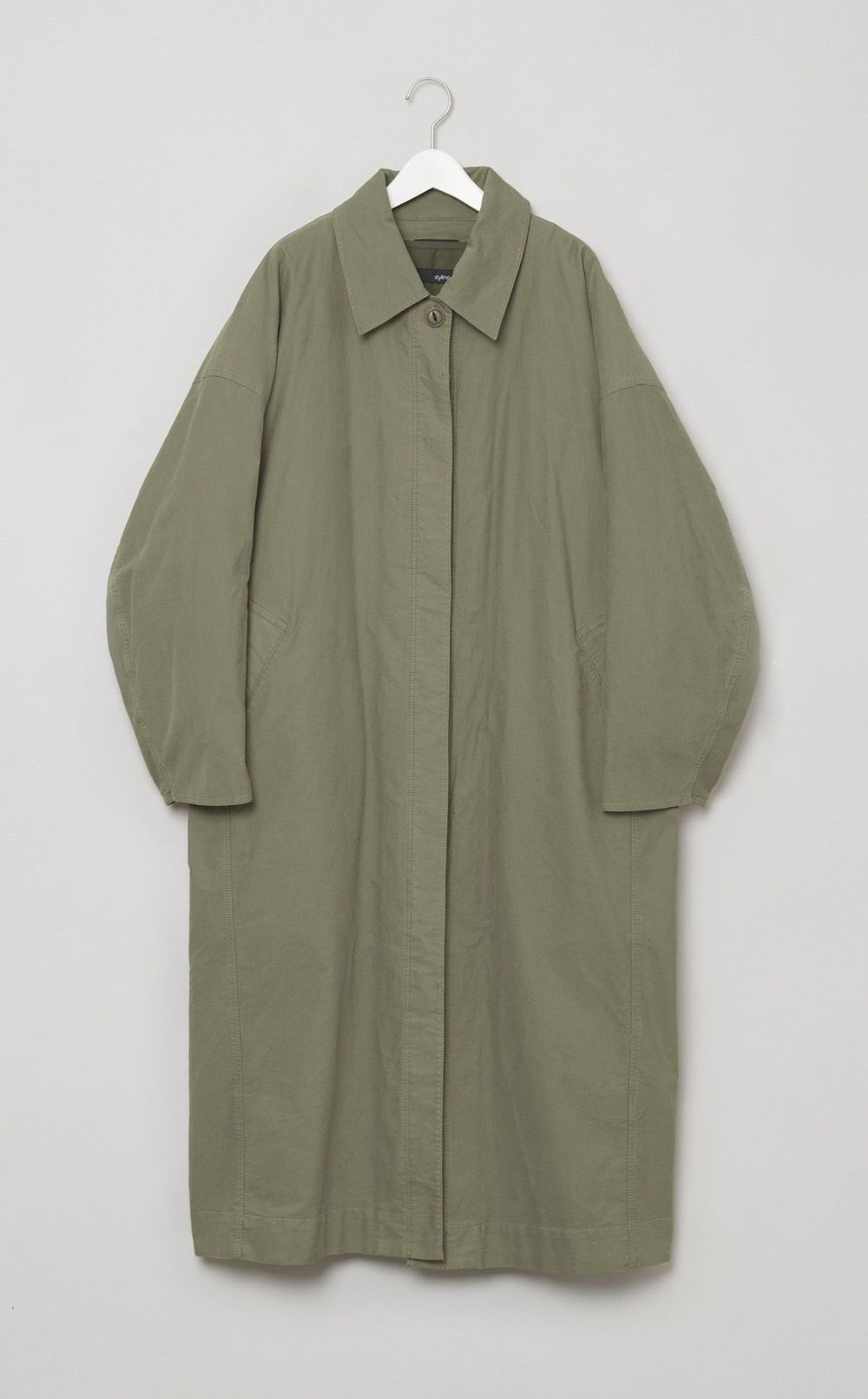 ロングステンカラーコート