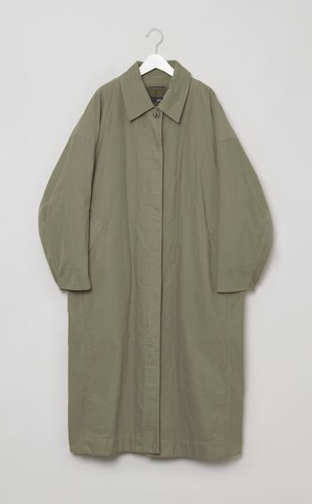 ロングステンカラーコート