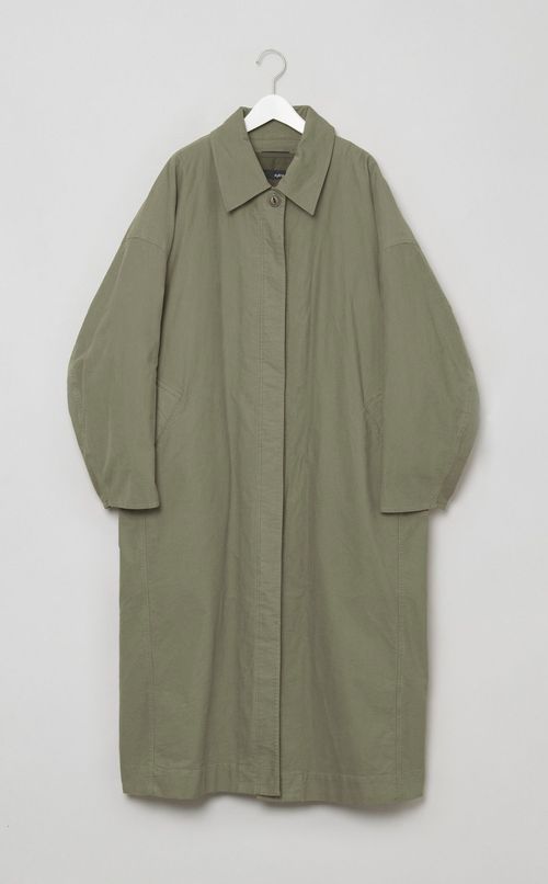 ロングステンカラーコート