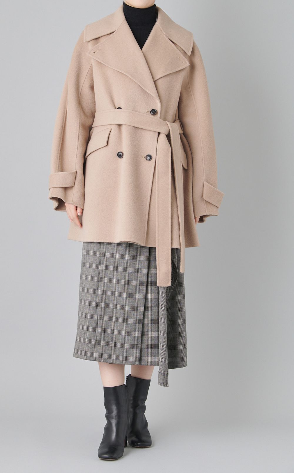 ダブルブレストワンピース