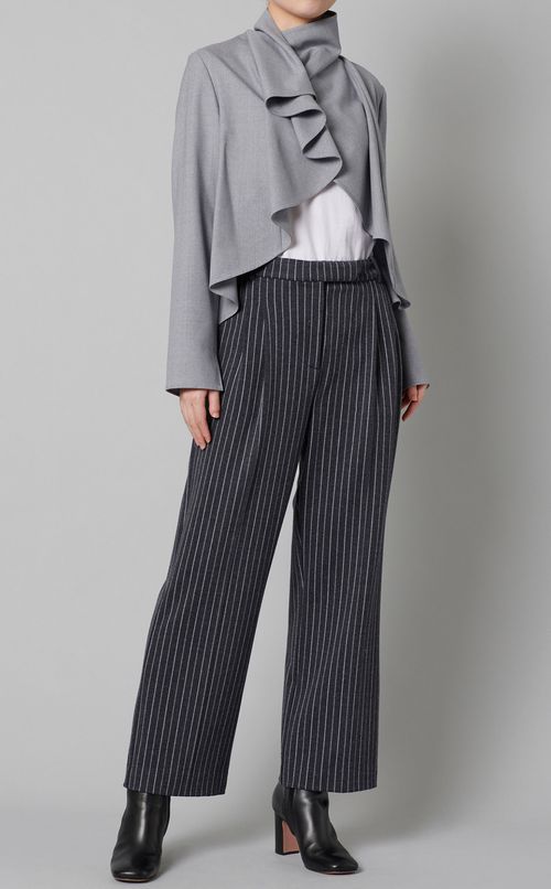 ストレッチウール3wayブラウス