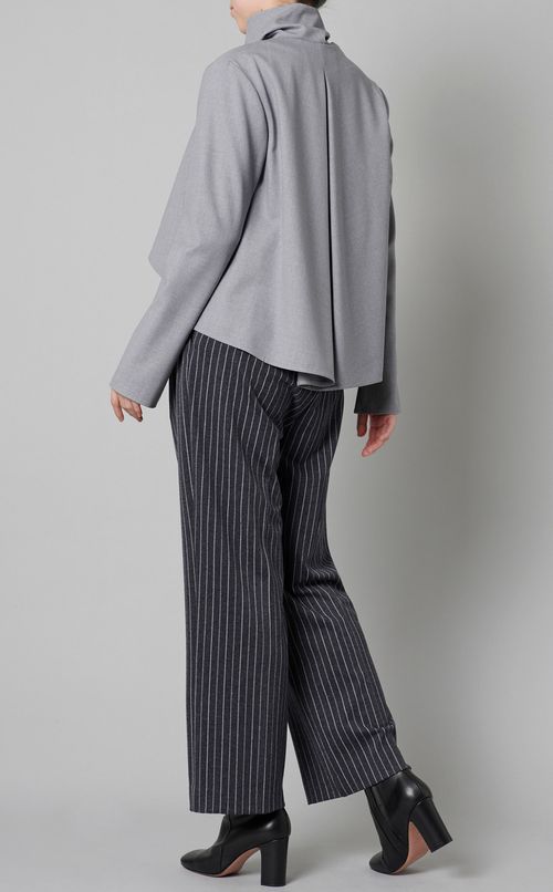 ストレッチウール3wayブラウス