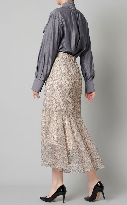 フラワーレースマーメイドスカート