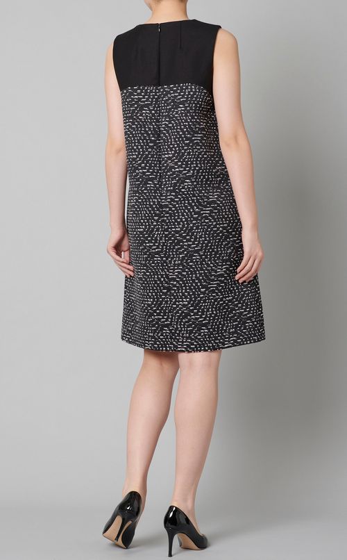 モノトーンツイードワンピース