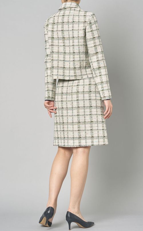 チェックツイードジャケット